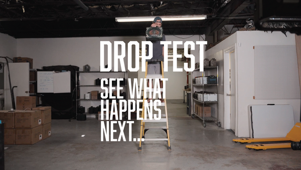 Drop testing the Turtlebox