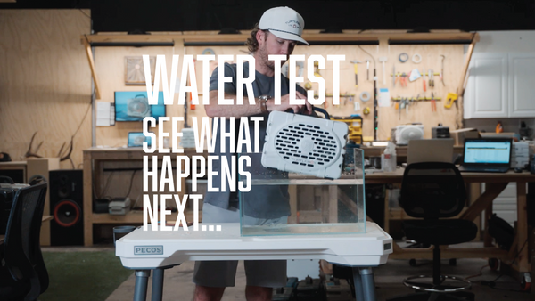 Dunking the Turtlebox into water