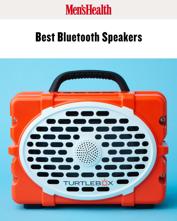 Original Turtlebox featured in Men's Health: 6 Best Bluetooth Speakers in 2024