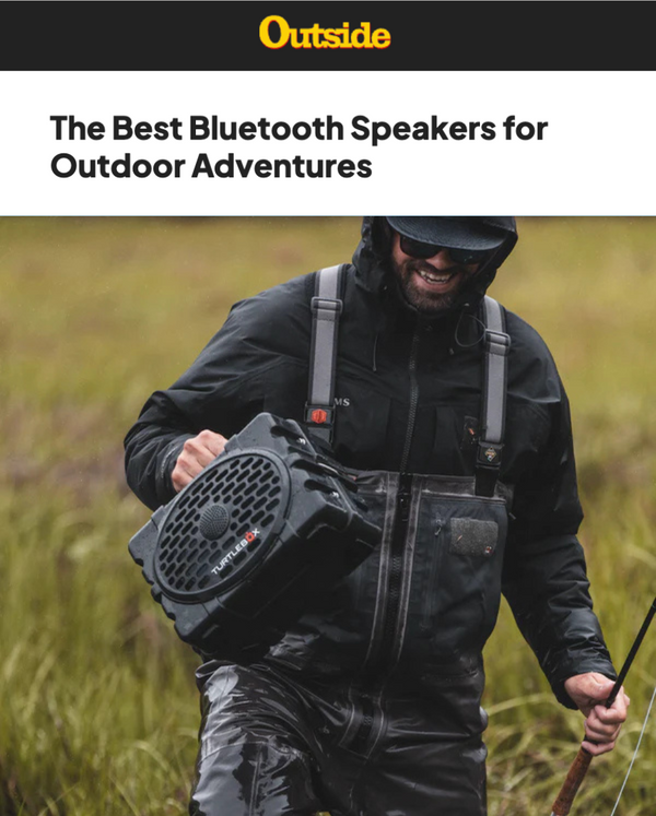The Original Turtlebox featured in Outdoor Magazine: The Best Bluetooth Speakers for Outdoor Adventures