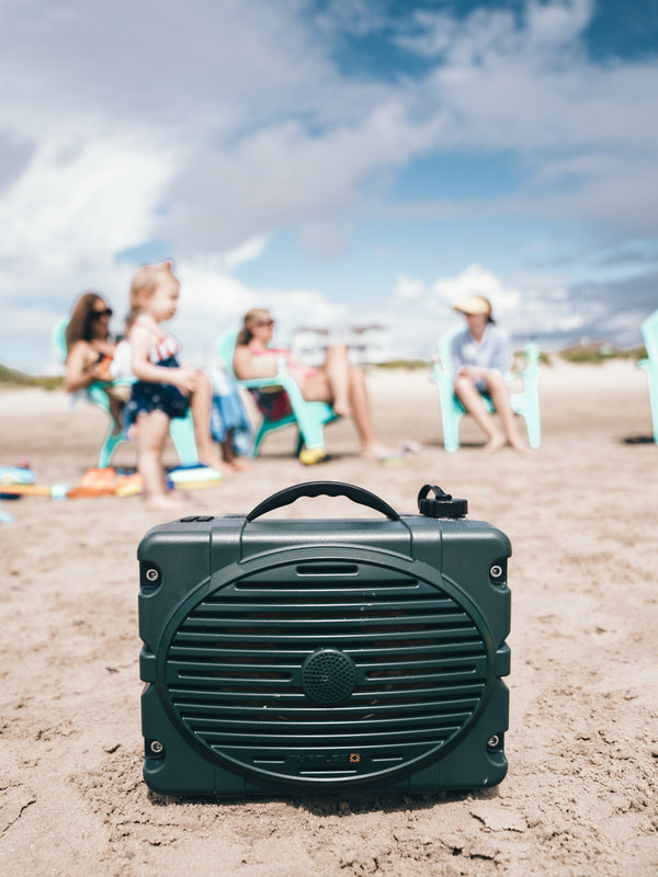 Gen 1 Turtlebox on the beach