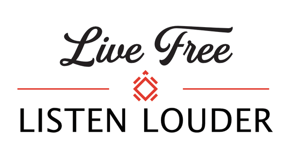 Turtlebox "Live Free, Listen Louder" message