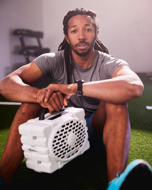Eddie Taylor with his White Turtlebox