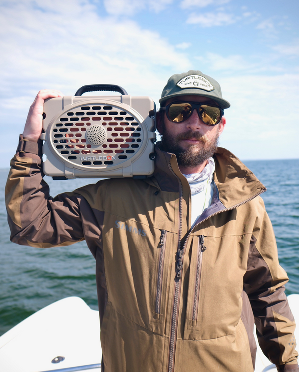 Ben Whalley | Fly Fishing Guide with his Turtlebox speaker