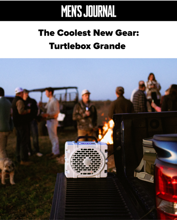 Turtlebox Grande featured in Men's Journal