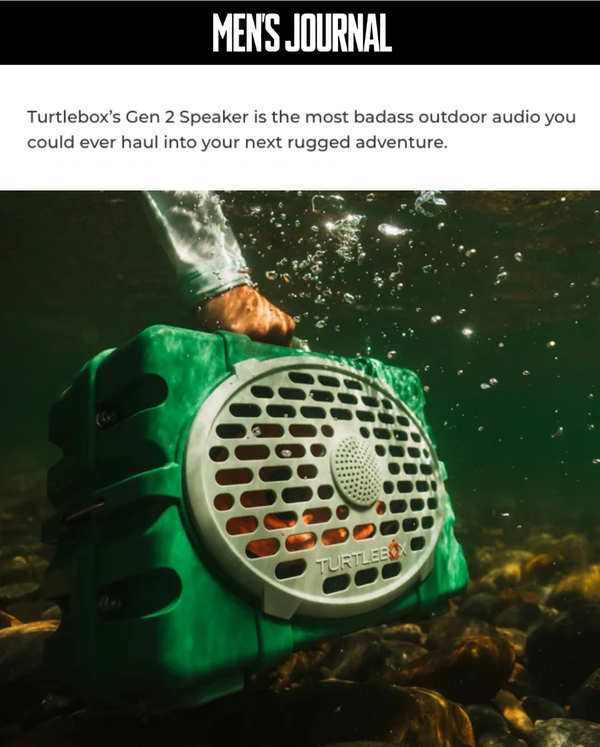 Original Turtlebox featured in Men's Journal