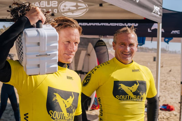Turtlebox on the beach with the West Coast Board Riders