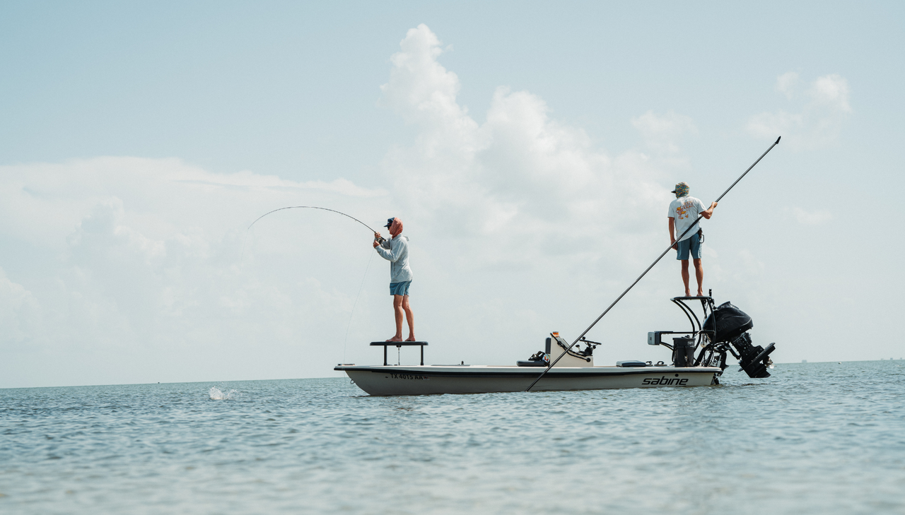 Owen Gayler guiding a fly fishing trip