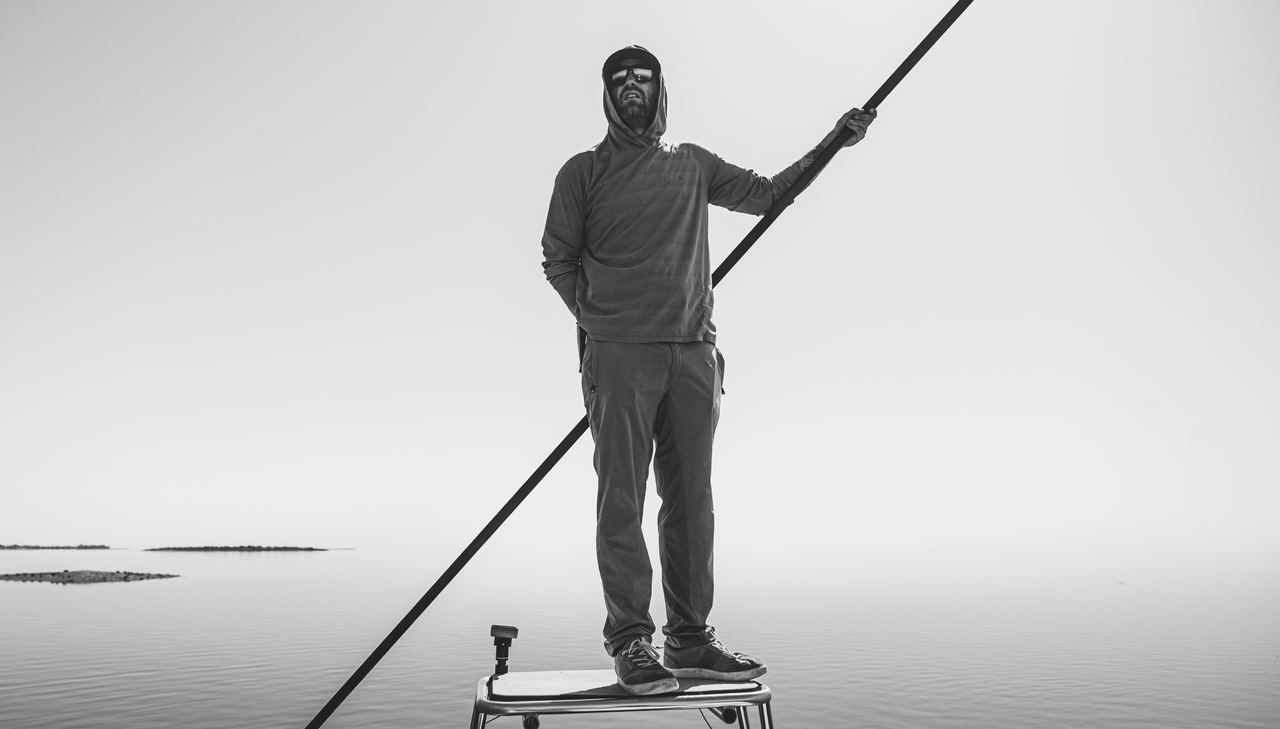 Hunter Leavine fishing