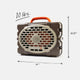 Delta speaker front with measures information, 10lbs, 12 by 8.75 inches #speaker-color_delta