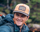 Lifestyle photo of a man wearing the Old School Hunter Hat