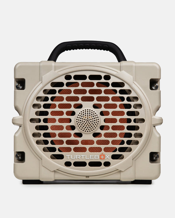 Turtlebox portable speaker on a white background