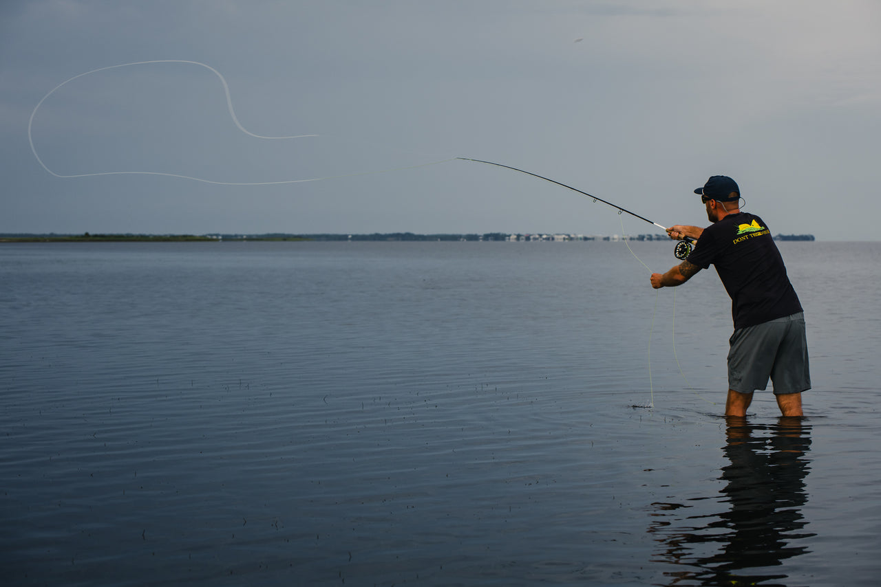 Hunter Leavine fishing