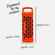 Studio shot of a Ranger in Orange showing the speaker is engineered for the outdoors with a weight of 2.4 pounds, width of 3.15 inches and heigh of 8.05 inches. #base-color_orange