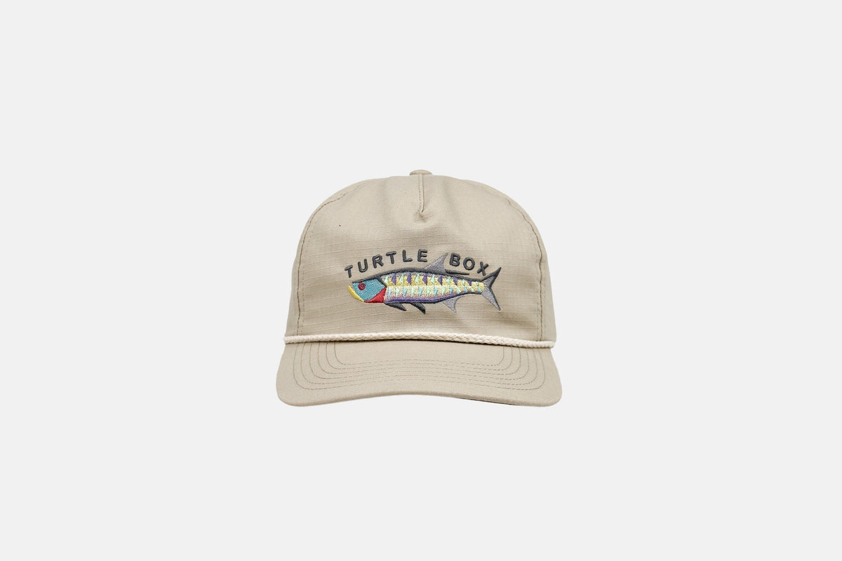 Studio front shot of the Rip-Stop Rainbow Tarpon Hat
