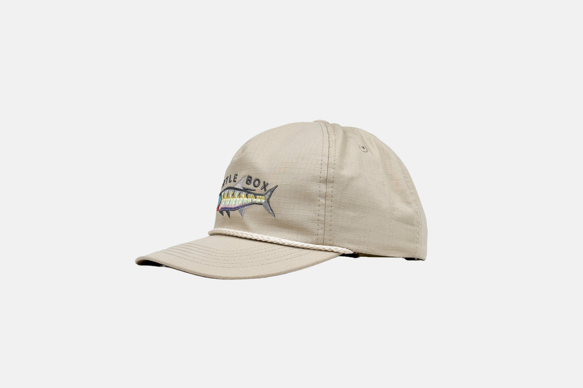 Studio side shot of the Rip-Stop Rainbow Tarpon Hat