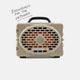 Studio shot of a Original speaker front in Tan showing the speaker is engineered for the outdoors. #speaker-color_tan
