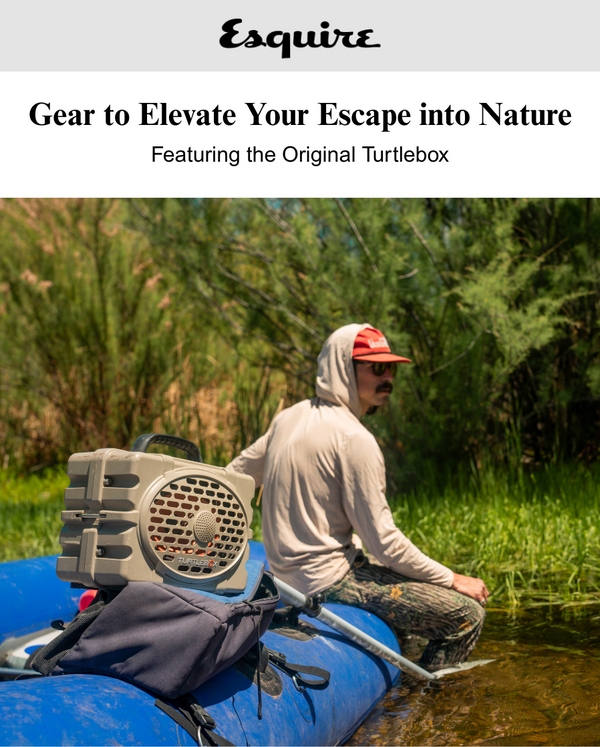 Original Turtlebox featured in Esquire