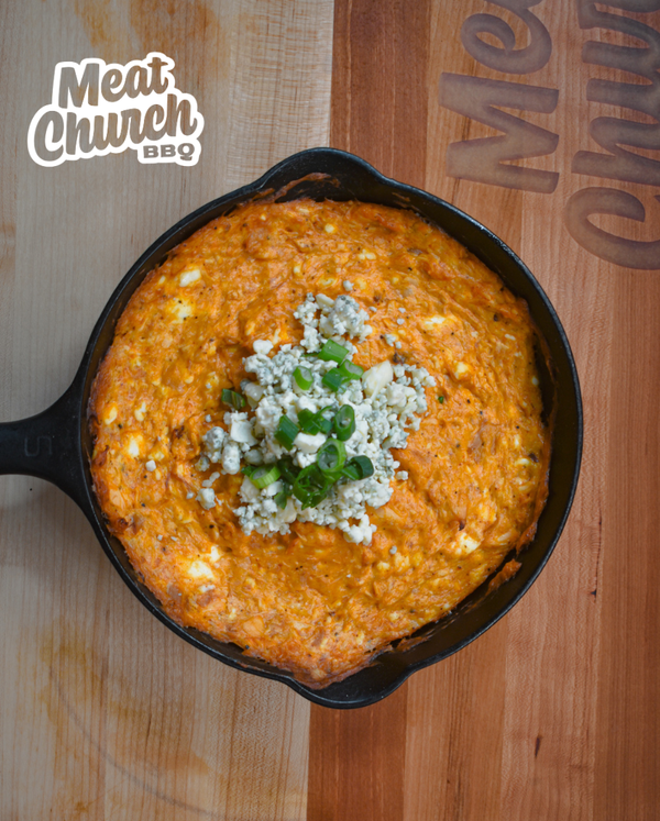 RECIPE: Smoked Buffalo Chicken Dip