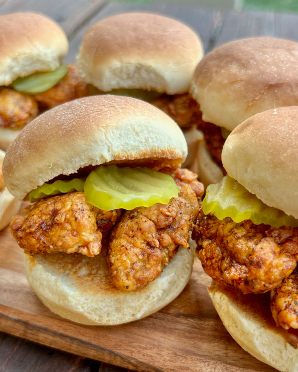 RECIPE: Nashville Hot Fried Dove Sliders