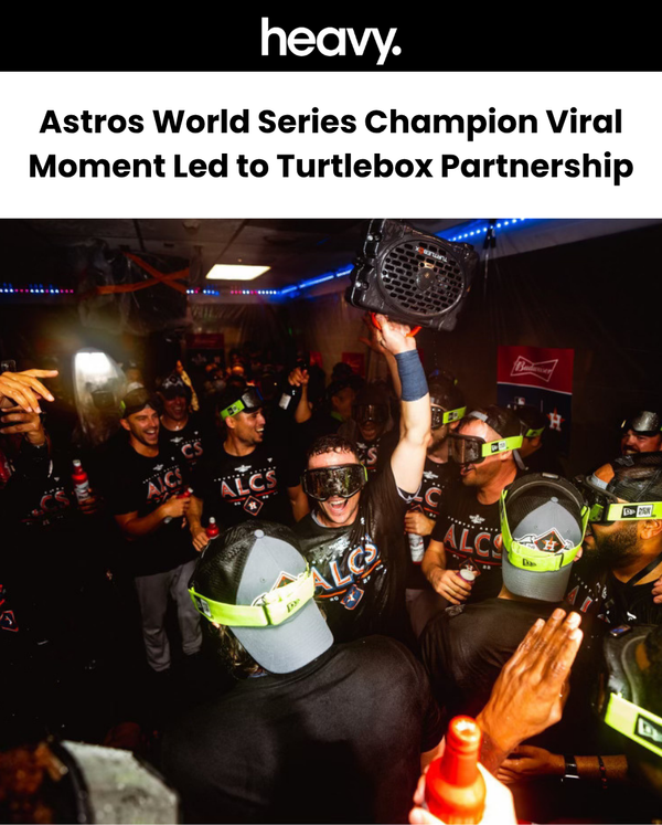 Heavy: Astros World Series Champion Viral Moment Led to Turtlebox Audio Partnership