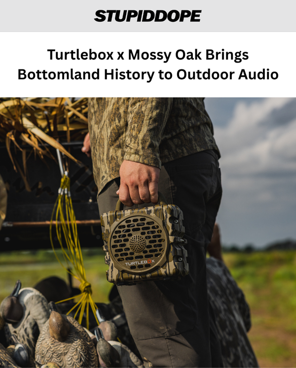 stupidDOPE: Turtlebox x Mossy Oak Brings Bottomland History to Outdoor Audio