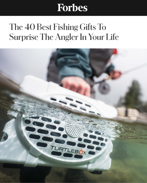 Original Turtlebox featured in Forbes: The Best Fishing Gifts