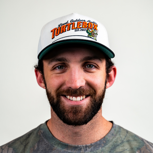 A lifestyle photo of a guy wearing the Vintage Baseball Cap