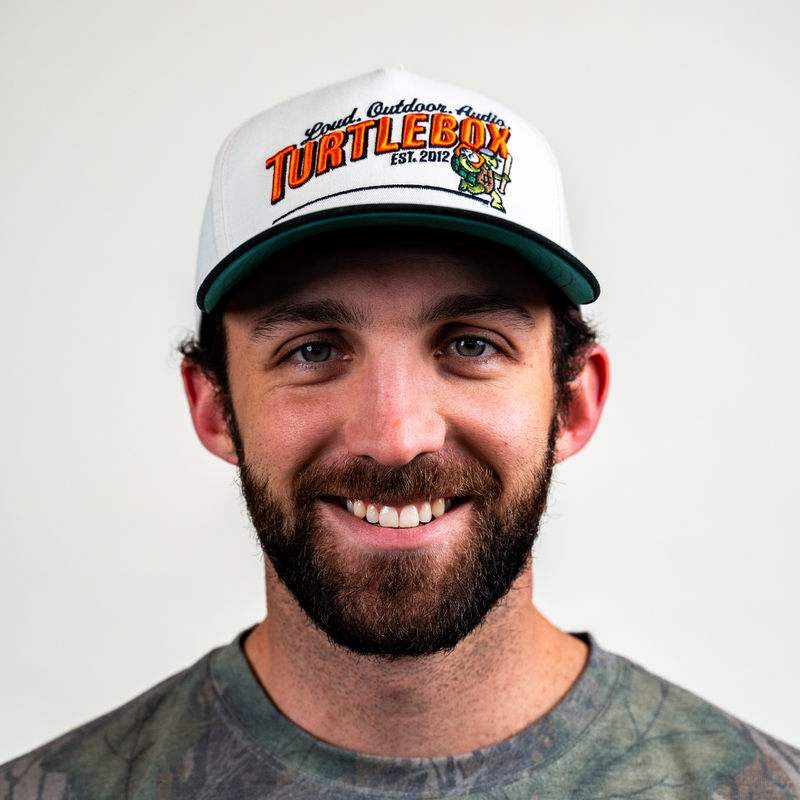 A lifestyle photo of a guy wearing the Vintage Baseball Cap