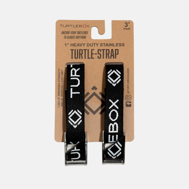 Studio front shot of a pair of Black Straps #style_black