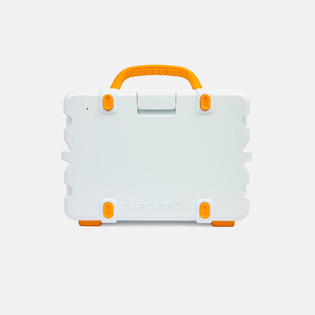 White & Orange Tennesse Original speaker back view  #speaker-color_white-orange-gameday-series