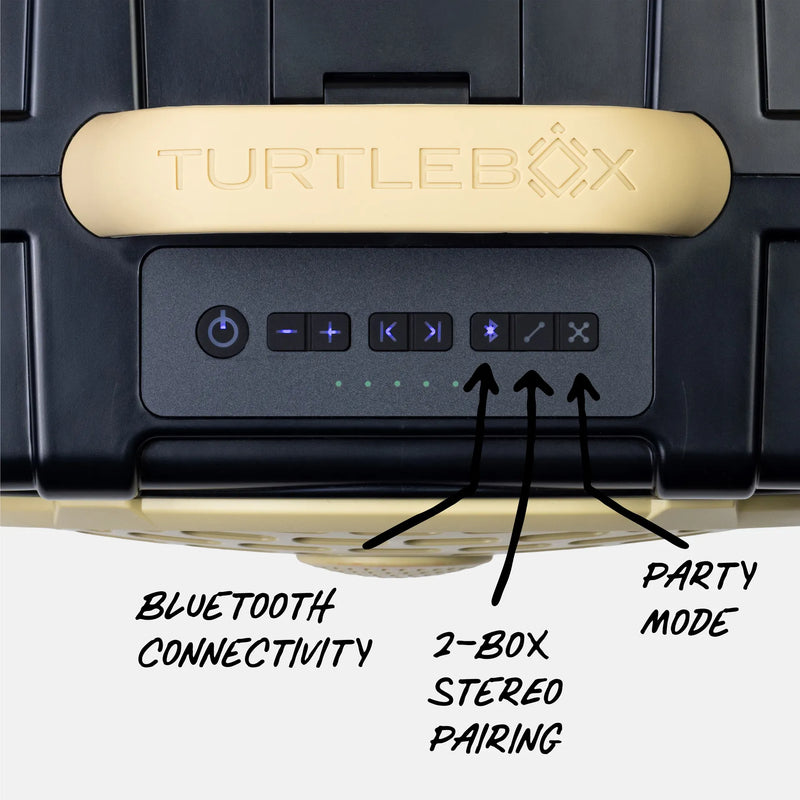 Black & Gold Original Gen 3 top macro view #speaker-color_black-gold-gameday-series