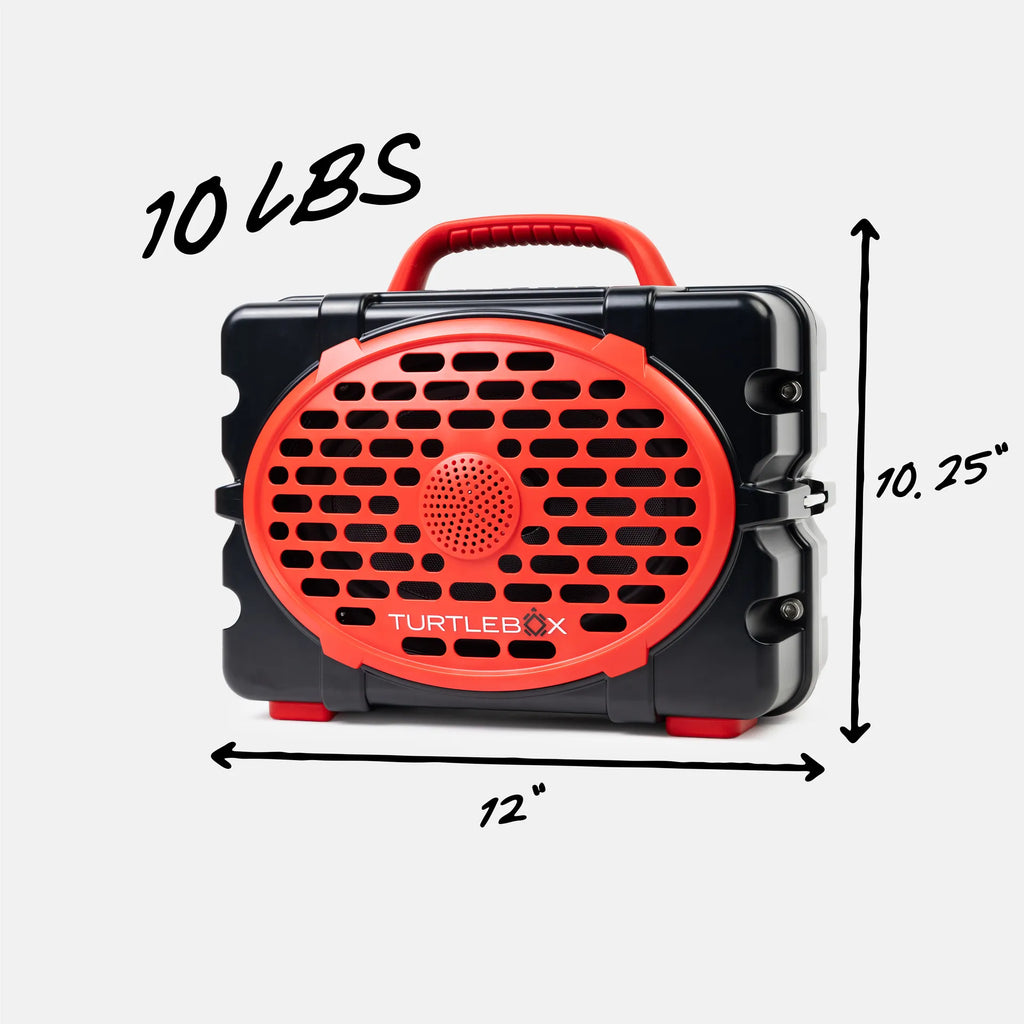 Black & Red Original Gen 3 quarter view #speaker-color_black-red-gameday-series