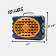 Navy & Orange Original Gen 3 quarter view #speaker-color_navy-orange-gameday-series