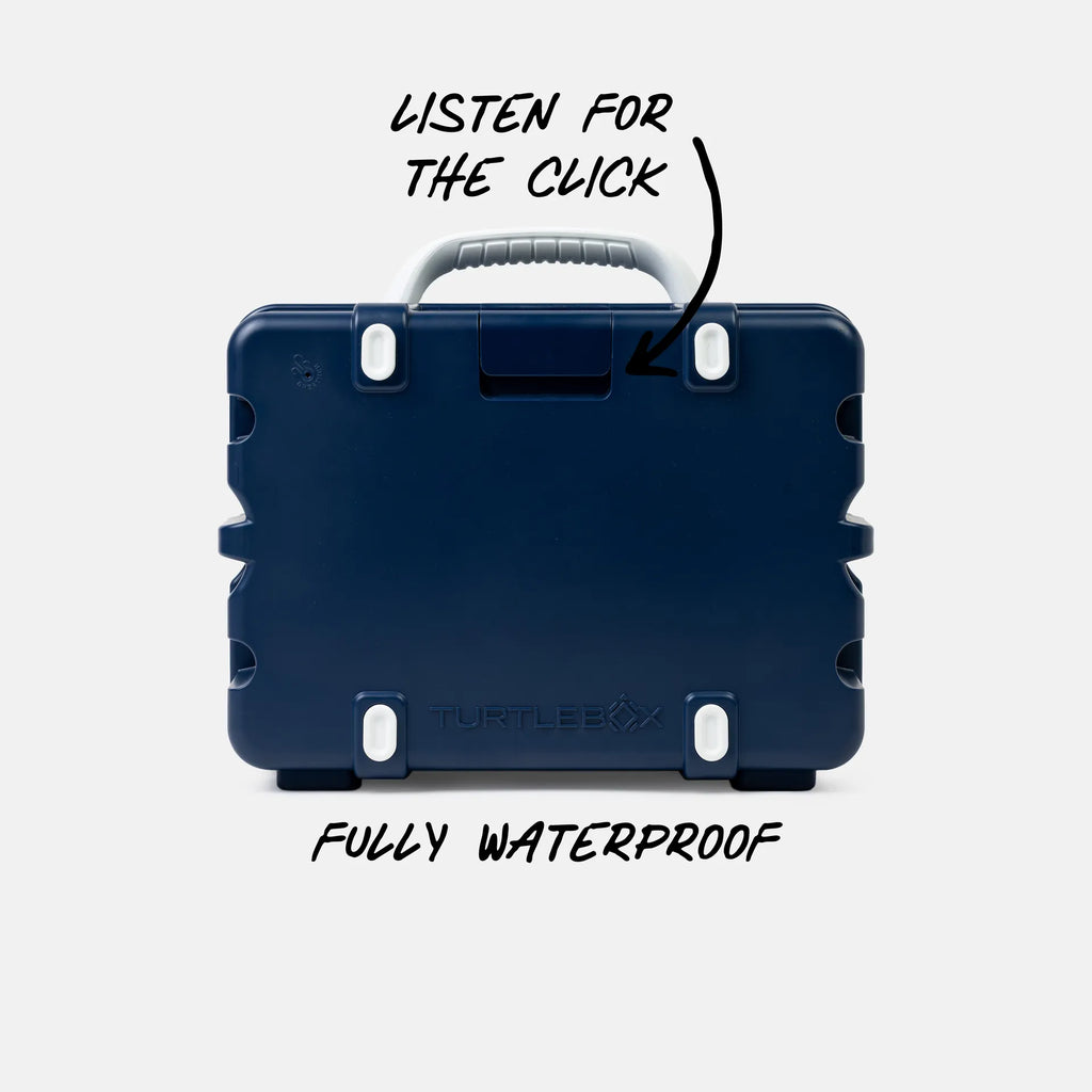Navy & Orange Original Gen 3 back view #speaker-color_navy-orange-gameday-series