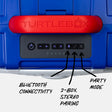 Blue & Crimson Original Gen 3 top macro view #speaker-color_blue-crimson-gameday-series