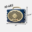 Navy & Gold Original Gen 3 quarter view #speaker-color_navy-gold-gameday-series