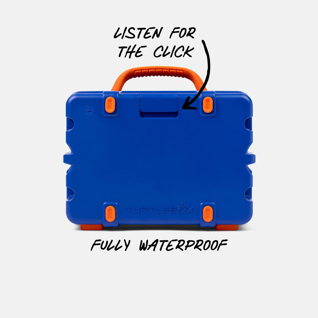 Blue & Orange Original Gen 3 back view #speaker-color_blue-orange-gameday-series