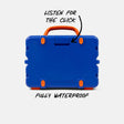 Blue & Orange Original Gen 3 back view #speaker-color_blue-orange-gameday-series