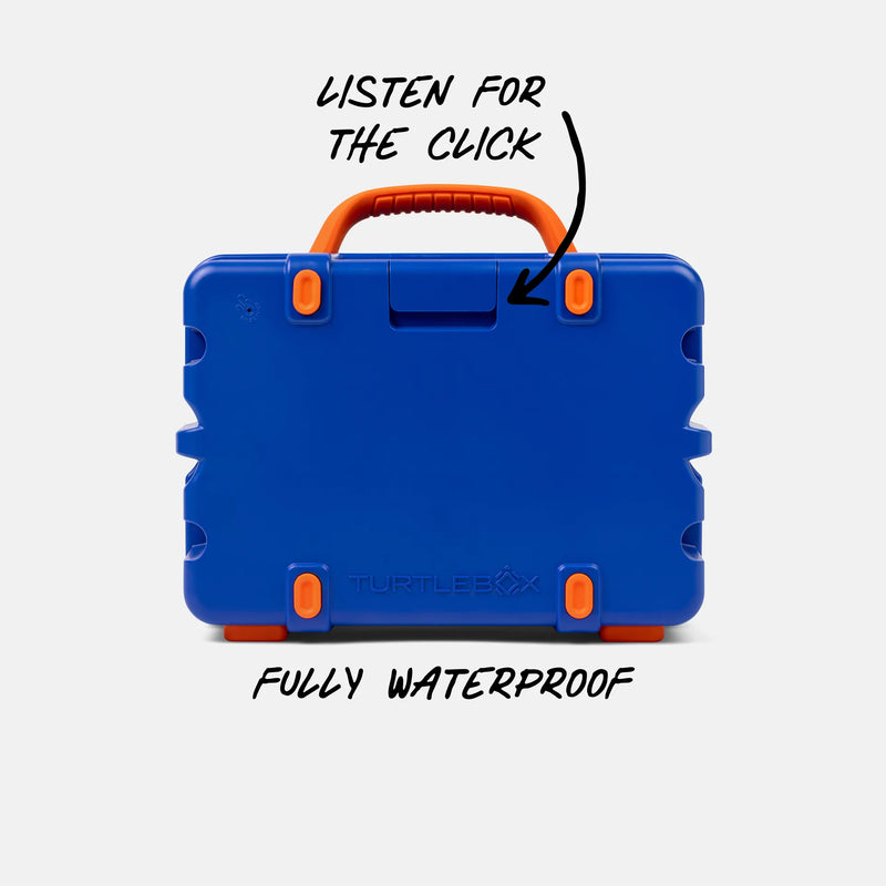 Blue & Orange Original Gen 3 back view #speaker-color_blue-orange-gameday-series