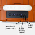 Burnt Orange & White Original Gen 3 top macro view #speaker-color_burnt-orange-white-gameday-series