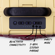 Gold & Garnet Original Gen 3 top macro view #speaker-color_gold-garnet-gameday-series