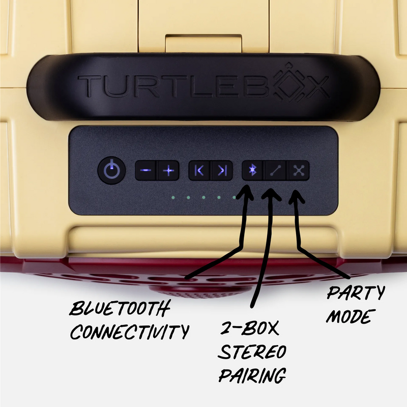 Gold & Garnet Original Gen 3 top macro view #speaker-color_gold-garnet-gameday-series
