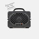 Studio shot of a Original speaker front in Gray showing the speaker is engineered for the outdoors. #speaker-color_gray