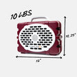 Maroon & White Original Gen 3 quarter view #speaker-color_maroon-white-gameday-series