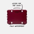 Maroon & White Original Gen 3 back view #speaker-color_maroon-white-gameday-series