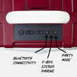 Maroon & White Original Gen 3 top macro view #speaker-color_maroon-white-gameday-series
