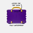 Purple & Gold Original Gen 3 back view #speaker-color_purple-gold-gameday-series