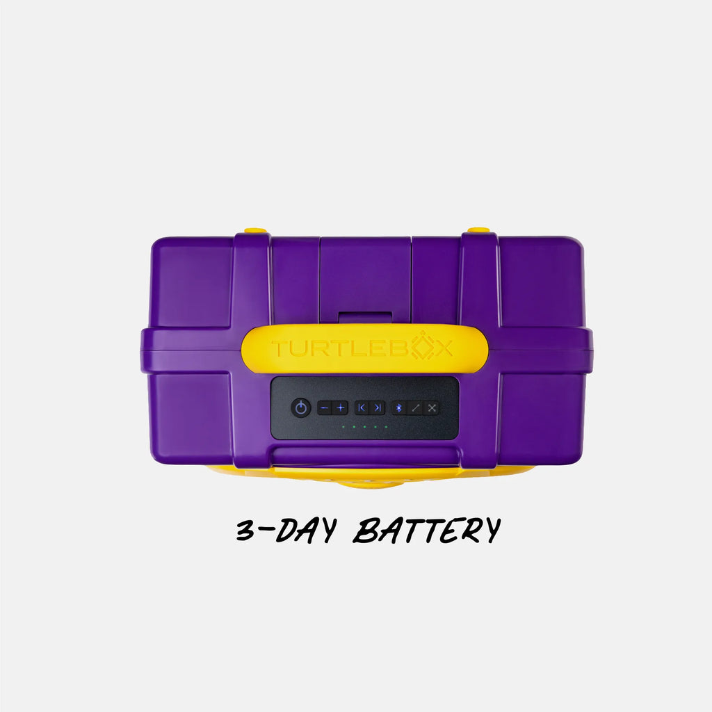 Purple & Gold Original Gen 3 top view #speaker-color_purple-gold-gameday-series