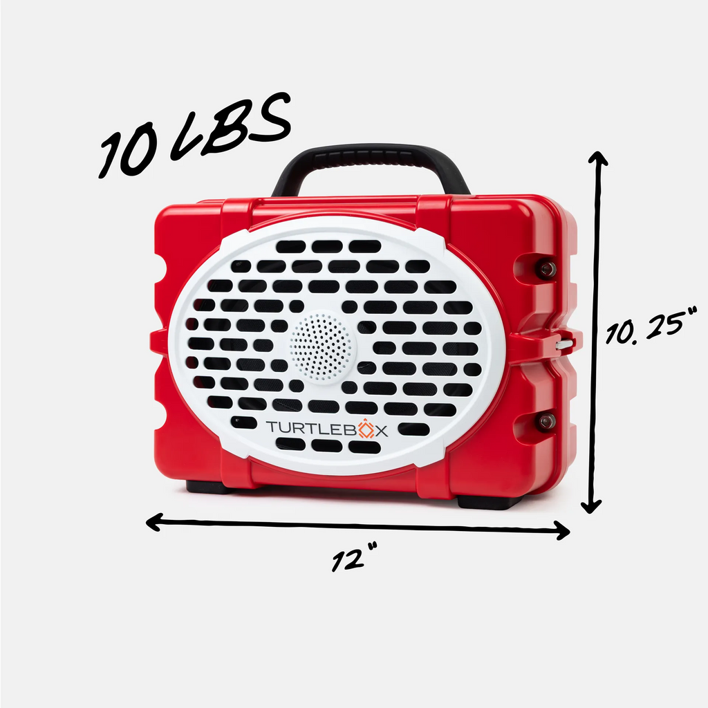 Red & White Original Gen 3 quarter view #speaker-color_red-white-gameday-series